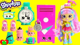 Shopkins Gym Fashion Collection Playset with Rainbow Kate Grossery Surprises [upl. by Porta]