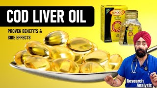 Cod Liver Oil  Proven Benefits amp Side effects  Omega 3  Vitamin A amp D  DrEducation Hin Eng [upl. by Sibeal]