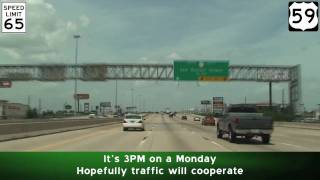 US59 Freeway North Houston Texas [upl. by Wilona]