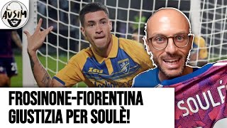 FrosinoneFiorentina giustizia per Soulè Bella partita ma Italiano sbaglia  Avsim [upl. by Ettenaj]