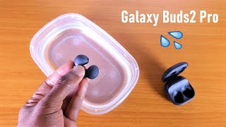 Samsung Galaxy Buds2 Pro Water Test [upl. by Ruhtracam]