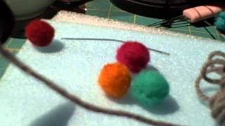 Needle Felting 101 How to Make Felted Balls [upl. by Brittany385]