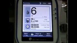 Instructions for Sapphire Pump  Lesson 6  How to Review the Bolus History [upl. by Benildas]