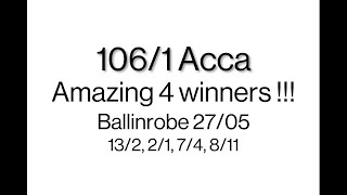 1061 Acca at Ballinrobe on 2705 [upl. by Proffitt934]