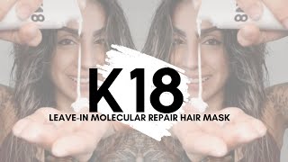 K18 hair treatment BEFORE AND AFTER [upl. by Barvick273]