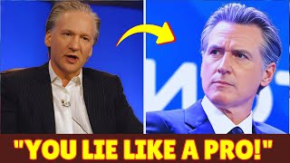 Bill Maher Audience GASPS As He CORNERS Woke Gavin Newsome On LIVE [upl. by Goldie834]