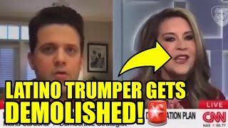 Latina TEARS A “Latino For Trump” TO SHREDS Live On CNN [upl. by Ennaehr]