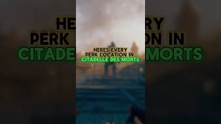 Every Perk Location In Citadelle Des Morts Map music gaming blackops bo6 cod shorts [upl. by Letnahs]