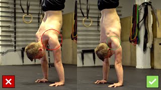 How To Balance The Handstand Tips amp Tricks [upl. by Emia]