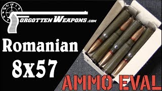 Ammo Evaluation Romanian 8mm Mauser [upl. by Kincaid130]