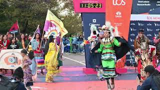 NYC Marathon Parade of Nations 2023  Indian Dance Performance [upl. by Rodge365]