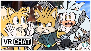 Tails Nine Encounters His Alternate Self Feat Silver VR Chat [upl. by Tavey]