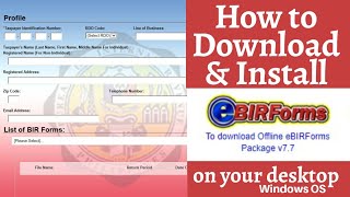 How to Download and Install the eBIRForms App  HowTo [upl. by Fenwick]