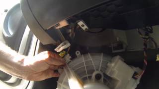 How to remove 2005 Mercedes SLK200 blower fan motor assembly [upl. by Cherin]