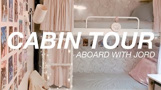 ABOARD WITH JORD voyager of the seas crew cabin tour ft Squarespace [upl. by Leandro]