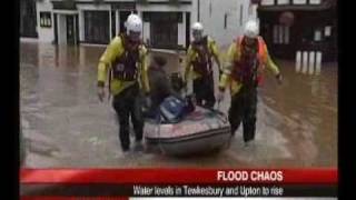 July 2007Gloucestershire floods BBC Pt 2 [upl. by Ahsikar942]