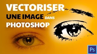 Comment vectoriser une image dans Photoshop Adobe Photoshop Tutoriel [upl. by Angi817]