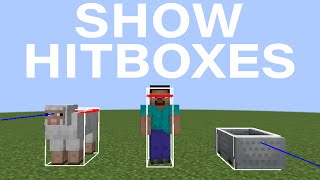 How To Show Hitboxes In Minecraft Java [upl. by Relyhcs994]