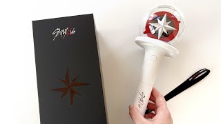 Unboxing STRAY KIDS OFFICIAL LIGHT STICK VER2 [upl. by Deach474]