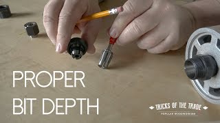 Proper Bit Depth in Router Collet  Tricks of the Trade [upl. by Ierbua]