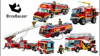 Top 5 LEGO City Fire Truck  Lego Speed Buildfor Collectors [upl. by Eriha223]