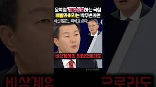 윤석열 계엄 옹호하는 정신못차린 국힘 뼈발라버리는 반주민의원 정치 박주민 [upl. by Boffa]