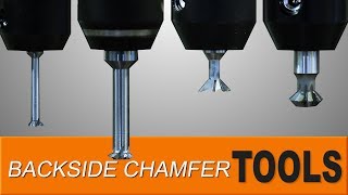 How to use Backside Chamfer Tools WW184 [upl. by Alicul]