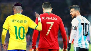 Neymar vs Cristiano Ronaldo vs Messi ● National Heroes [upl. by Kraul]