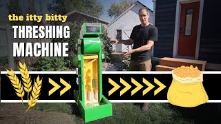 Small Scale Grain Threshing Machine [upl. by Jehias]