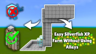 Easy Silverfish XP Farm Without Using Allays Minecraft Bedrock 121  Ap2earCraft [upl. by Southworth453]