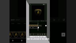 Cinematic Logo Reveal in Capcut 🔥 shortsfeed capcut tutorial [upl. by Aim]