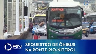 Veja como foi o sequestro de ônibus na ponte RioNiterói [upl. by Azil578]