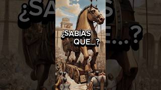 LA HISTORIA DEL CABALLO DE TROYA troya caballodetroya grecia roma mitologia [upl. by Shirline]