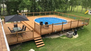 DIY Pool and Deck [upl. by Airehc]