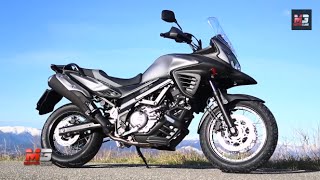 NEW SUZUKI VSTROM 650XT ABS 2015  FIRST TEST DRIVE [upl. by Atokad]