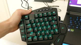 Redragon One Handed Mechanical keyboard K585 [upl. by Roosevelt]