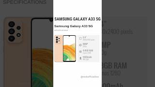 SAMSUNG GALAXY A33 5G 48GB RAM mobile review samsunga335g mobilereview phonespecs bestphone [upl. by Maximilien]