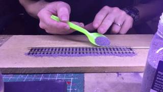 Tutorial 1  How to ballast HO track without roadbed [upl. by Dee Dee]