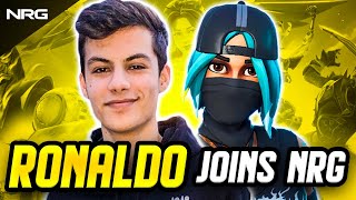 Ronaldo Joins NRG Fortnite  Official Announcement Video [upl. by Eanel921]