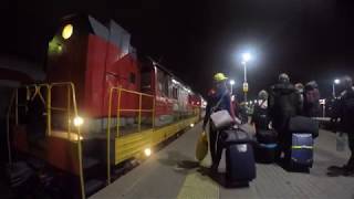 TransSiberian railway timelapse Moscow  Vladivostok 7 days 9288 km [upl. by Dwayne157]