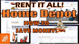 How to Rent a Tool from Home Depot [upl. by Caundra]