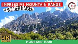 Wilder Kaiser in Tyrol Austria 🇦🇹 Impressive amp Unique Mountain Range 4k 60fps ExploreAustria [upl. by Adelice]