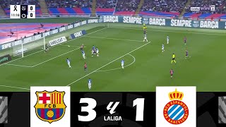 FC Barcelone contre RCD Espanyol 31  LaLiga 202425  Résumé de Match [upl. by Eelyk952]