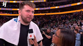 Luka Doncic reacts to his recent Criticism amp Game 4 Blowout WIN vs Celtics Postgame Interview 🎤 [upl. by Burke]