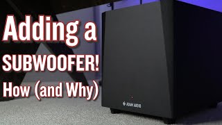 How And Why To Add A Subwoofer to Your Studio [upl. by Layla583]