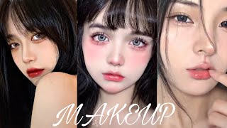 KOREAN CHINESE AESTHETIC MAKEUP Tutorials  Ulzzang Makeup  Step by step ❤ [upl. by Eignav]