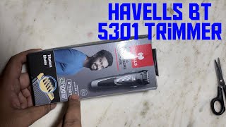 Havells Trimmer BT5301 unboxing and handson [upl. by Stacie]