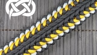 How to make a Sanctified Switchback Paracord Buckle Bracelet [upl. by Ferrand]