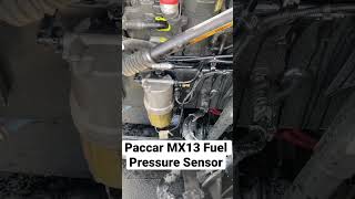 Fuel Pressure Sensor Location Paccar MX13 EPA 10 13 amp 17 [upl. by Won]