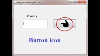 How to add image icon to jButton in java swing using NetBeans [upl. by Katti943]